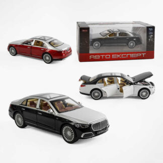 Машина TX 90740 (48/2) "Авто Експерт", 3 кольори, металопластик, масштаб 1:22, світло, звук, інерція, відчиняються двері, багажник та капот, в коробці