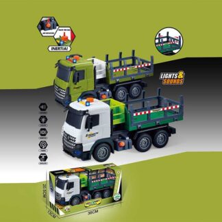 Машина музична 687-63 C (24/2) 2 кольори, світло, звукові ефекти, механічне підіймання кузова, інерція, в коробці, ВИДАЄТЬСЯ МІКС ВИДІВ
