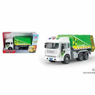 Машина RJ 6671-5 (24/2) сміттєвоз, масштаб - 1:14, підсвічування, звукові ефекти, інерція, гумові шини, рухомий сміттєвий бак, в коробці