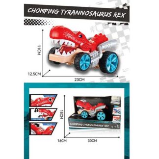 Машина 5518 (24) "Тиранозавр", підсвічування, звукові ефекти, їздить, рухає пащею, в коробці