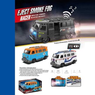 Машинка LDP 2 A (120/2) 3 кольори, інерція, звуки, мелодії, підсвічування, відкриваються дверцята, парогенератор, в коробці, ВИДАЄТЬСЯ ТІЛЬКИ МІКС ВИД