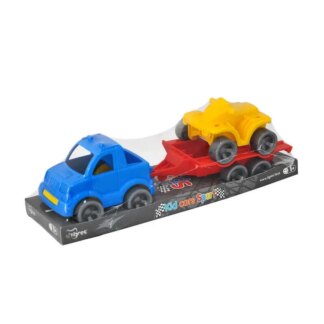 Ар Набор авто "Kid cars Sport" 3 эл. на планшетке (пикап + квадроцикл) 39825 (30) "Tigres"