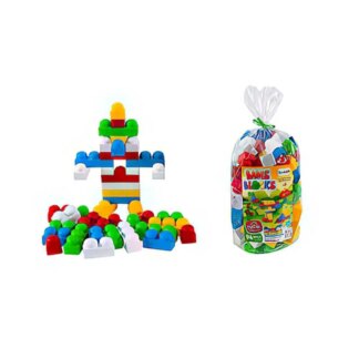 Гр Набор детский "Конструктор BAMSIBLOCK No2" 115/3 (12) "BAMSIC" 94 детали,