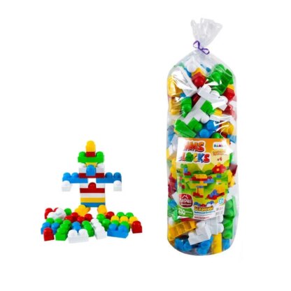 Гр Набор детский "Конструктор BAMSIBLOCK No4" 115/5 (4) "BAMSIC" 230 деталей,