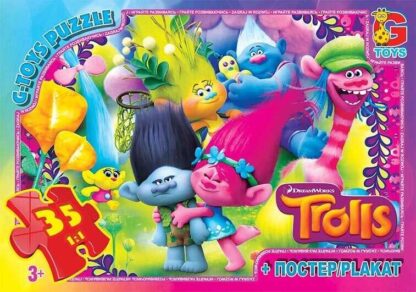 Пазли 35 ел. "G-Toys" "Троли" TR 0075