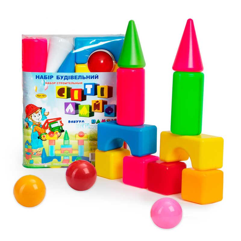 Гр Набір дитячий "Сіті лайф "Малий вак" 101 "BAMSIC" 16 деталей, в пакеті