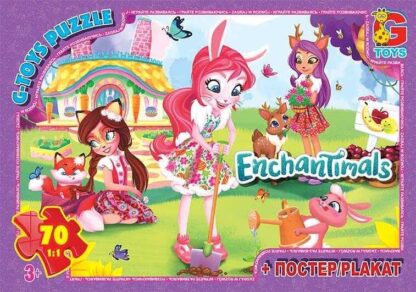 Пазли 70 ел. "G Toys" "Enchantimals" EA 213