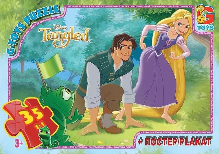 Пазли 35 ел. "G Toys" "Рапунцель" TA 012