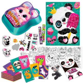 Гр Набор для творчества "Bunny surprise" VT 8080-13 (3) фиолетовый "Vladi Toys", пазлы, 50 карточек, наклейки, игрушка на пальчик,