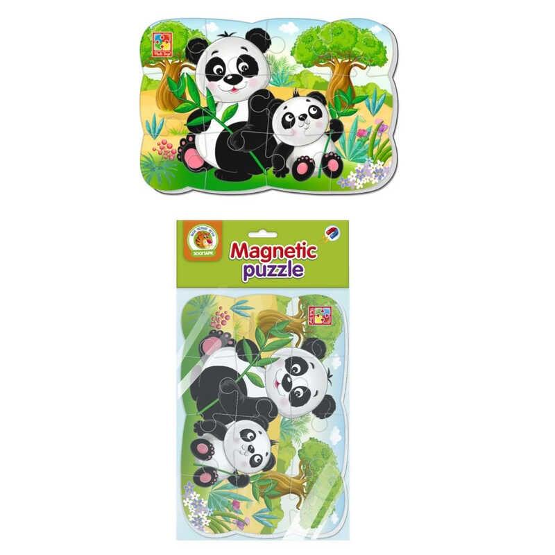 Гр Пазлы на магните А5 "Пандочки" VT 3205-80 укр. "Vladi Toys"
