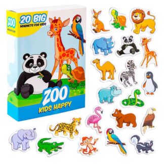 Гр Набор магнитов "Kids Happy Zoo" ML4031-01 EN (70) "Magdum", англ. язык,