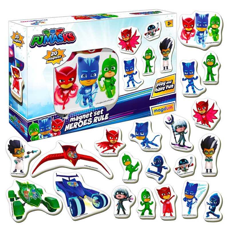 Гр Набір магнітів ME 5031-32 "Герої в масках. Правила героїв" "Magdum", 20 магнітів, в коробці