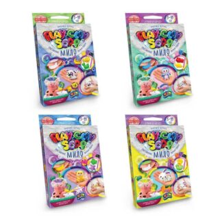 Гр Пластилиновое Мыло "PLAY CLAY SOAP" малый PCS-02-01U,02U,03U,04U УКР. (32) "Danko Toys"