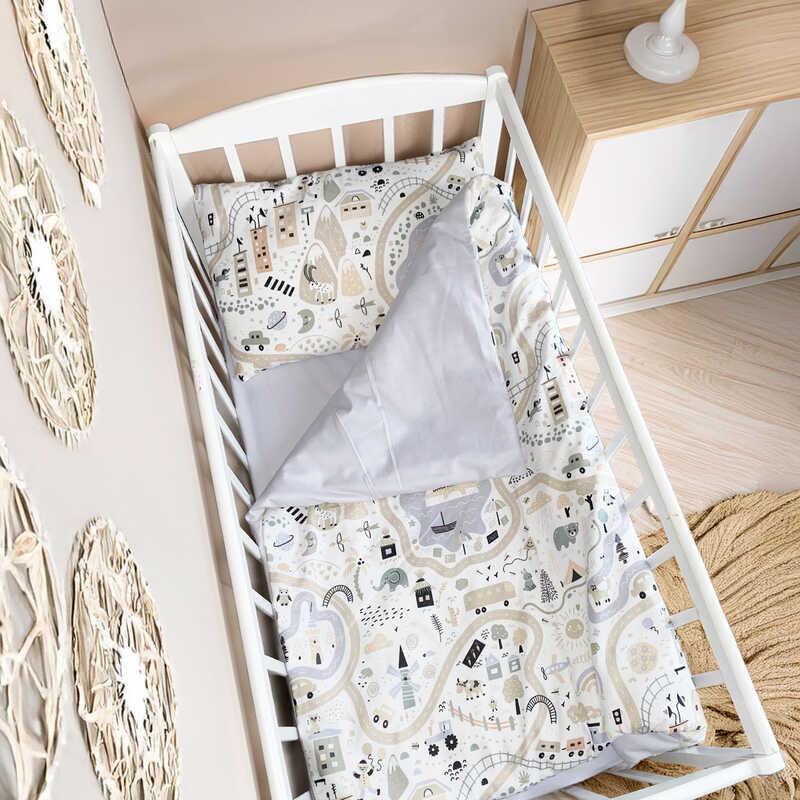 Гр Постільний комплект "Пригоди" 21398 тканина фланель, розмір 110*90 см "Bimbo"