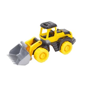 Ар Трактор 6887 (6) "Technok Toys", инерция, подвижное навесное оборудование, регулировка колес, в сетке