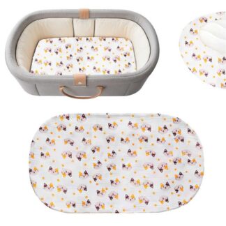 Гр Простирадло на резинці для дитячого візочка 25162 (1) тканина СИТЕЦЬ, розмір 80*45 см "Bimbo"