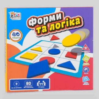 Гр Развивающая игра "Форми та логіка" UKB-B 0034 (24) "4FUN Game Club", на украинском языке, в коробке