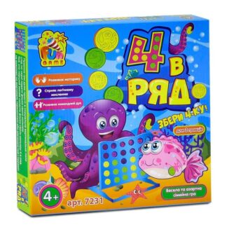 Гр Настольная игра "4 в ряд" 7231 (12) "4FUN Game Club",