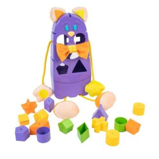 Игр Развивающая игрушка - сортер "Котик" 39290 (8) "Tigres" 9 геометрических фигур, сортер, в коробке