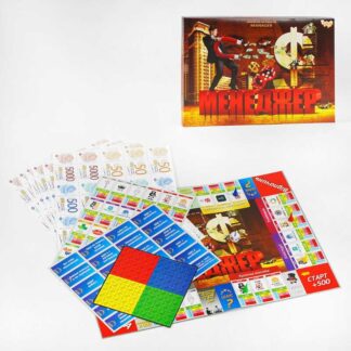 Ор Настольная игра "Менеджер" DTG28-U (20) "Danko Toys", в коробке