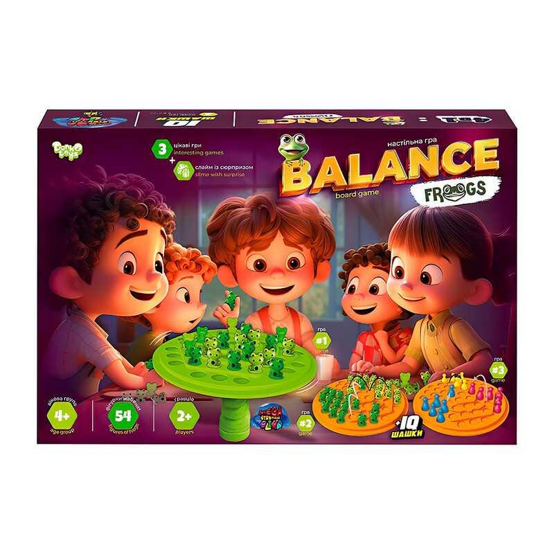 Гр Розвиваюча настільна гра "Balance Frogs" велика BalF-01 "Danko Toys"