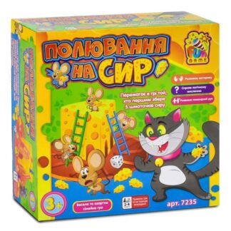 Гр Настольная игра "Полеска на сыр" 7235 (12/2) "4FUN Game Club", в коробке