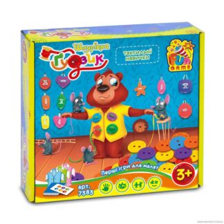 Гр Настольная игра "Шнуровка и Пуговица" 7383 (12) "4FUN Game Club", в коробке