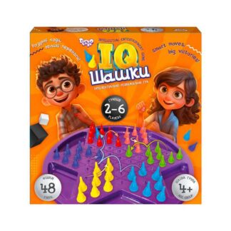 Гре Развивающая настольная игра “IQ Шашки” IQCh-01(10) "Danko Toys”