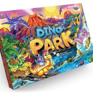 Гр Настольная развлекательная игра "Dino Park" DTG95 (20) "Danko Toys", в коробке