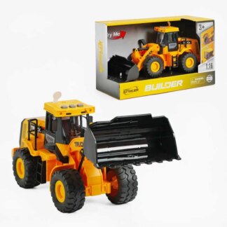 Экскаватор WY 420 A (24) звук, подсветка, инерция, подвижный ковш, масштаб 1:16,