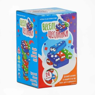 Гр Настольная игра "Веселі Цеглинки" UKB-B 0040 (24) "4FUN Game Club" 24 детали, на украинском языке, в коробке