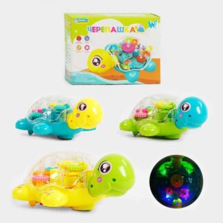 Игра "Чередашка" ТК 68507 (48) "WToys", 3 вида, ОЗВУЧЕНИЕ УКРАИНСКОЙ МОВОЮ, звук, подсветка, шестерни, колесо свободного хода,