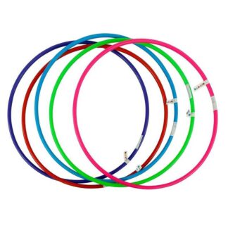 Гр Обруч 0166 середній кольоровий ЦІНА ЗА ЗВ’ЯЗКУ, У ЗВ’ЯЗЦІ 10 ШТ, d=76см "BAMSIC"