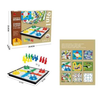 Игра 9в1 2009 H (36) магнитная доска, 9 игр,
