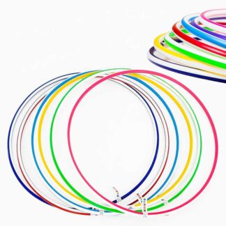 Гр Обруч Веселка 2 середній 0170 (1) ЦІНА ЗА ЗВ’ЯЗКУ, У ЗВ’ЯЗЦІ 10 ШТ "BAMSIC", d=75 см