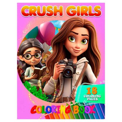 гр Розмальовка 18 кольорових малюнків "Crush Girls" 9789655322903 (50) "Jumbi", гр Розмальовка 18 кольорових малюнків "Crush Girls" 9789655322903 (50) "Jumbi" для дітей