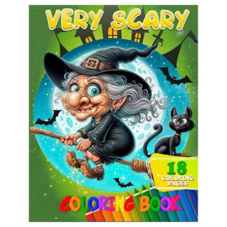Гр Раскраска 18 цветных рисунков "Very Scary" 9789655322866 (50) "Jumbi"