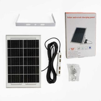 Зарядная станция С 68426 (33) солнечная панель, 4 USB выхода, 600-800 mA/h, коробки
