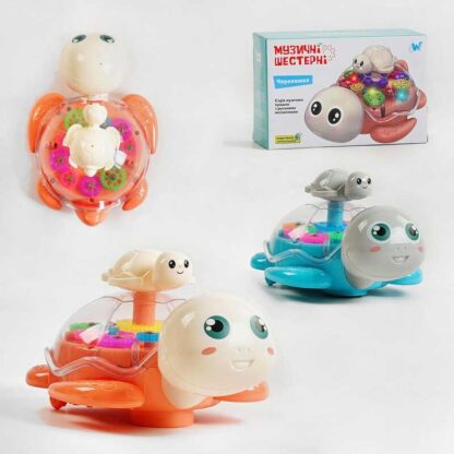 Игра музыкальная 49033 (96) "W Toys", ОЗУЧЕНИЕ УКРАИНСКОЙ МОВОЮ, "Чередашка", свет, звук, прозрачный корпус, шестерни, колесо