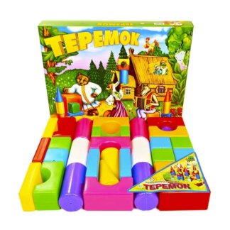 Гр Теремок бол. 08082 (5) 32 детали, в коробке "M Toys"