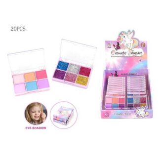 Косметика 2625 G (24/2) ЦЕНА ЗА 20 ШТУК В БЛОЦЕ, тени для век, глиттер,