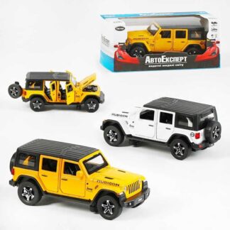 Джип 43560 (48/2) "Авто Эксперт",, металлопластик, 1:32, звук, свет, инерция, подвижные элементы,