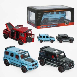 Джип 77070 (12) "Авто Эксперт", 3 цвета, металлопластик, 1:24, звук, свет, инерция, подвижные элементы, 2 режима, отвертка,, МИКС