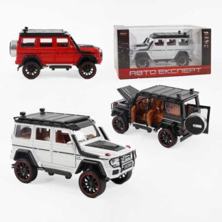 Джип RS-21650(36) "Авто Эксперт", 3 вида, металлопластик, масштаб 1:22, свет, звук, инерция, открываются двери, багажник и