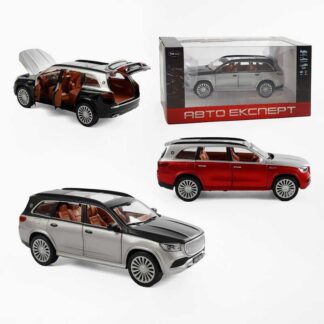 Джип RS-50479 (36/2) "Авто Эксперт", 3 цвета, металлопластик, масштаб 1:22, свет, звук, инерция, открываются двери, багажник,