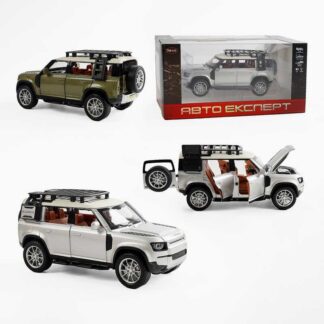 Джип RS-59023 (36) "Авто Эксперт",, металлопластик, масштаб 1:22, свет, звук, инерция, открываются двери, багажник и капот,