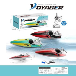 Катер на радиоуправлении 880 (24) 3 вида, аккумулятор 3.7 V, USB-кабель, пульт управления 2.4 Ghz, на батарейках,, ВЫДАЕТСЯ МИКС