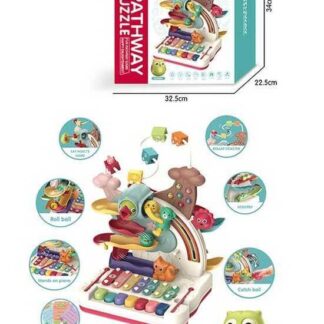 Игровой центр 688-33 (12/2) пианино, ксилофон, шарики, магнитные червячки,