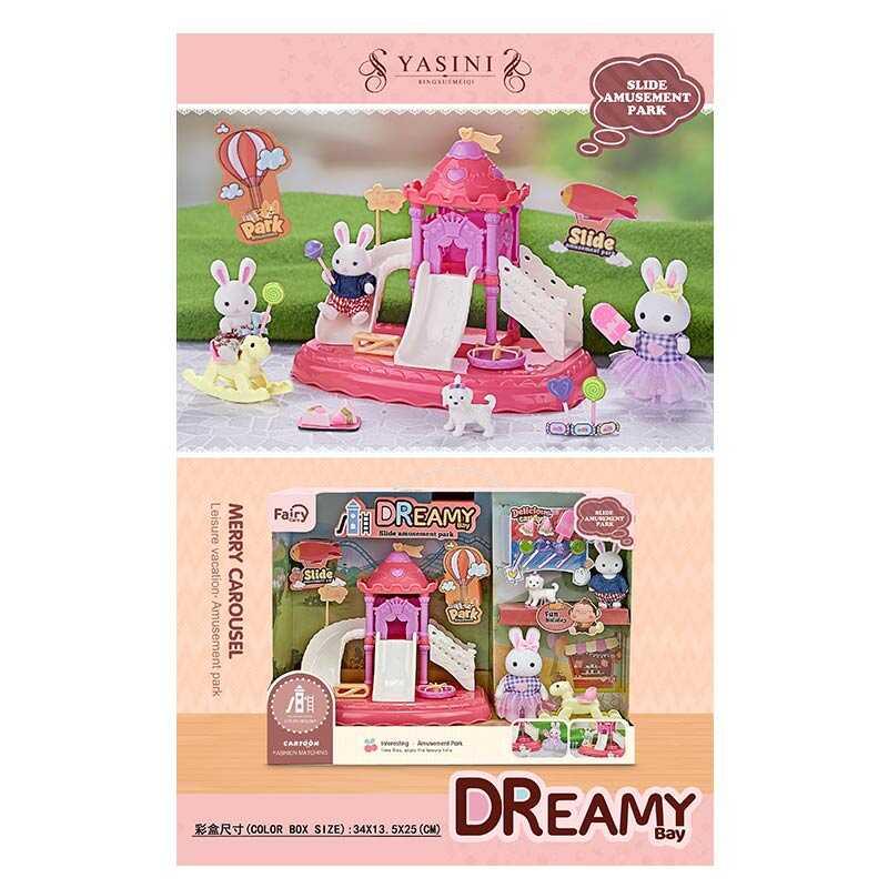 Ігровий центр 6656 флоксові фігурки, меблі, аксесуари, в коробці