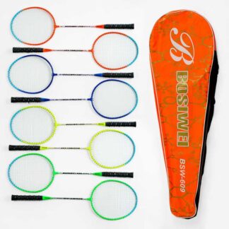 Бадминтон С 64762 (50) 4 цвета, "TK Sport", 2 ракетки, ВЫДАЕТСЯ ТОЛЬКИ МИКС ВЫДОВ